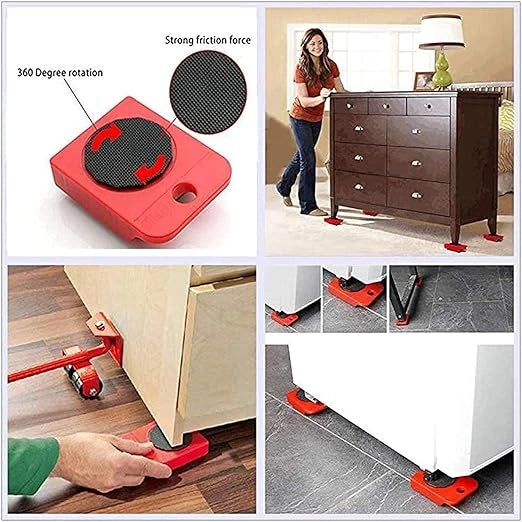 Heavy furniture mover tool set