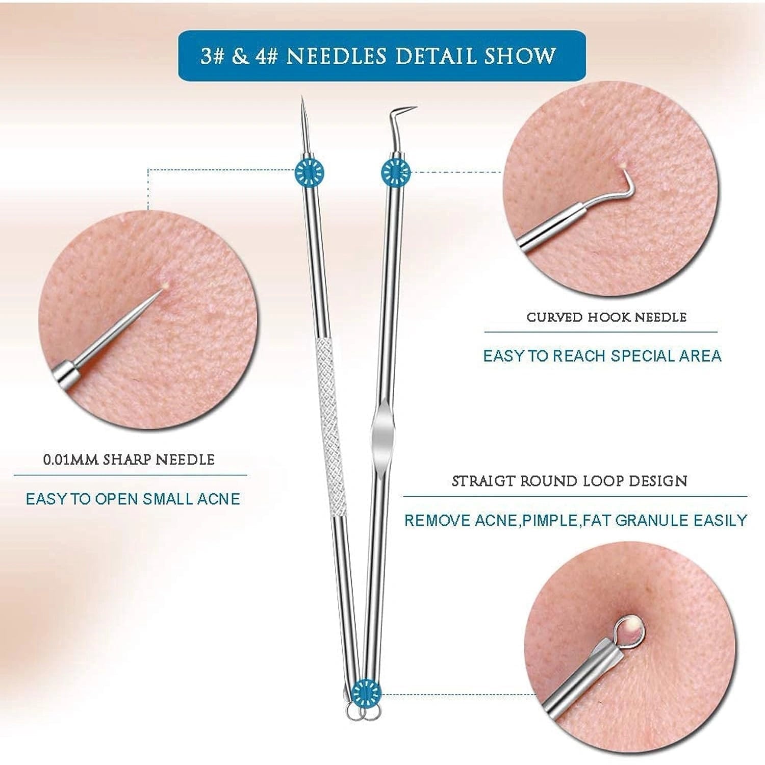Blackhead remover tool set
