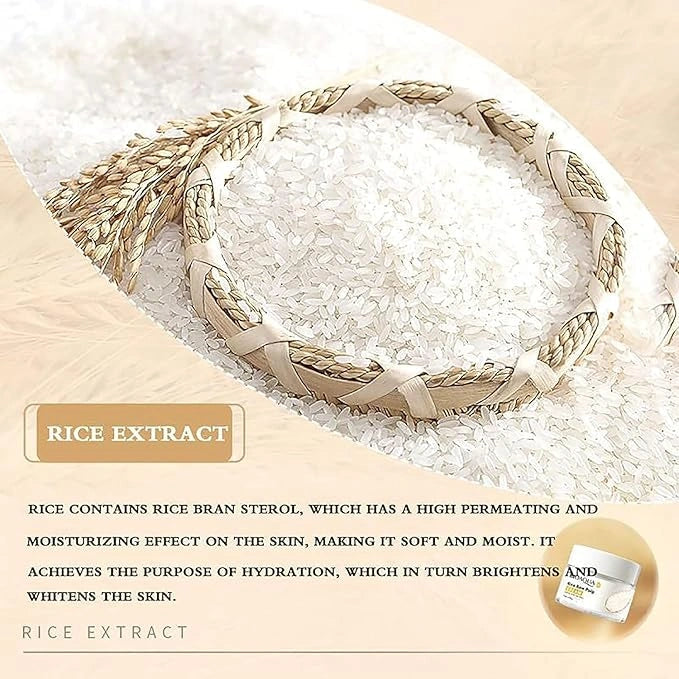 Rice tan remover gel