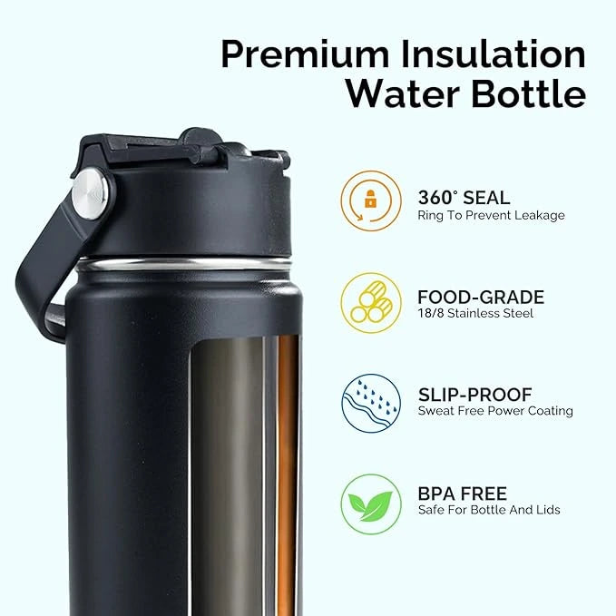 Insulated stainless steel bottle