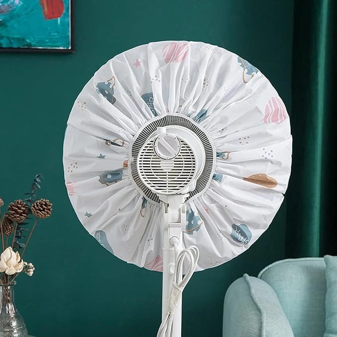 Dust-proof elastic fan cover