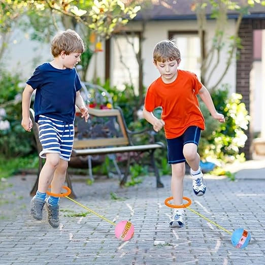 Skip ball ankle toy – bouncing fitness game