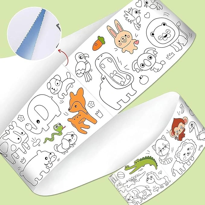 Diy drawing paper roll