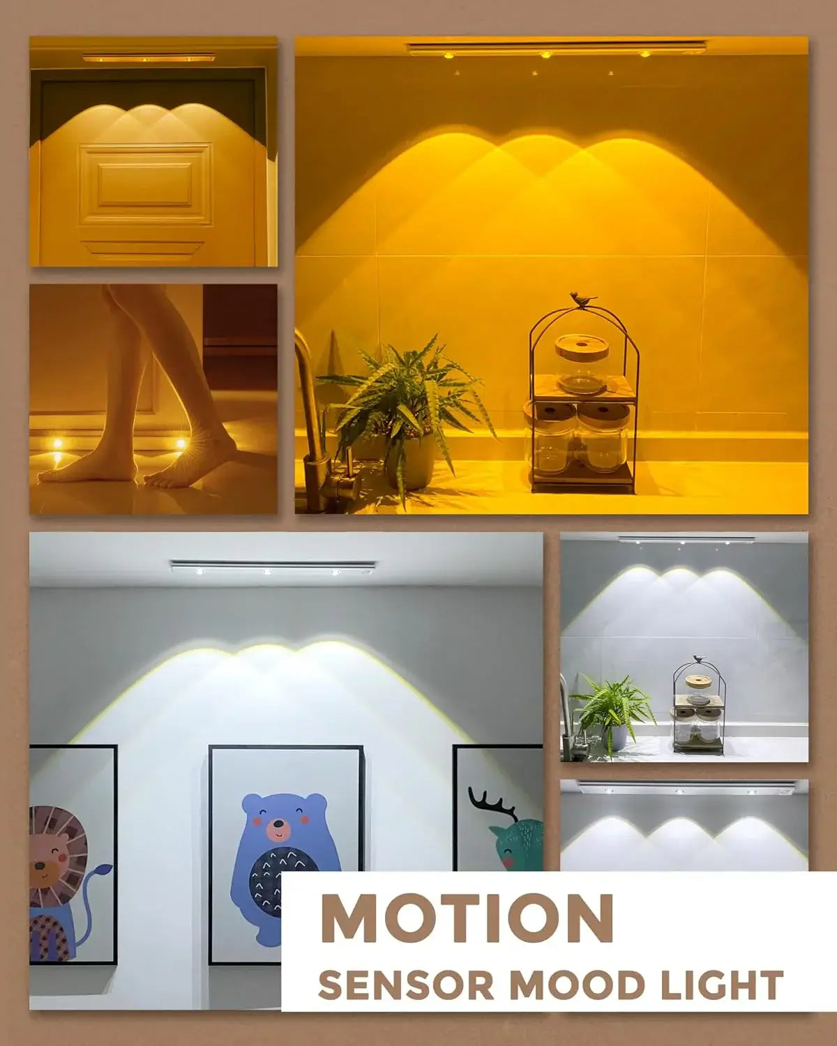 Rechargeable motion sensor light