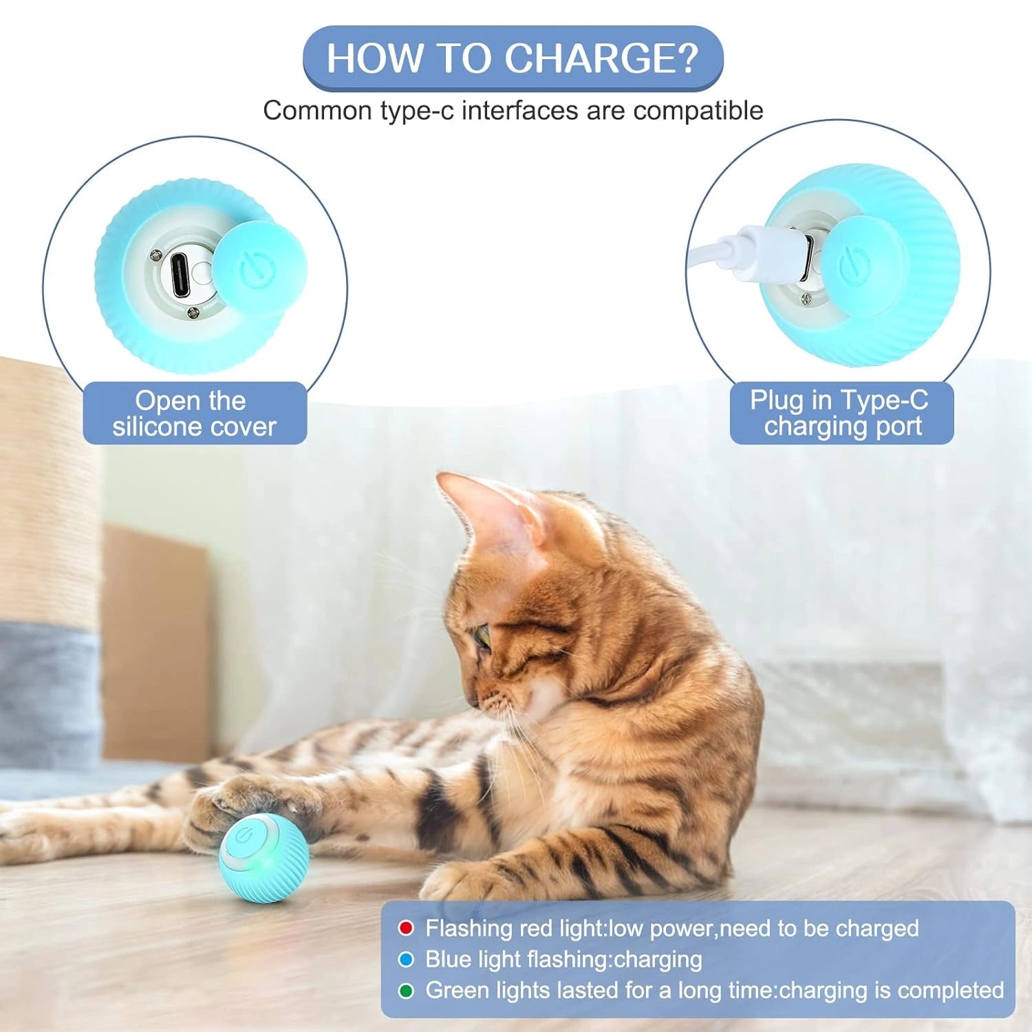 Smart self-roller ball toy for pets