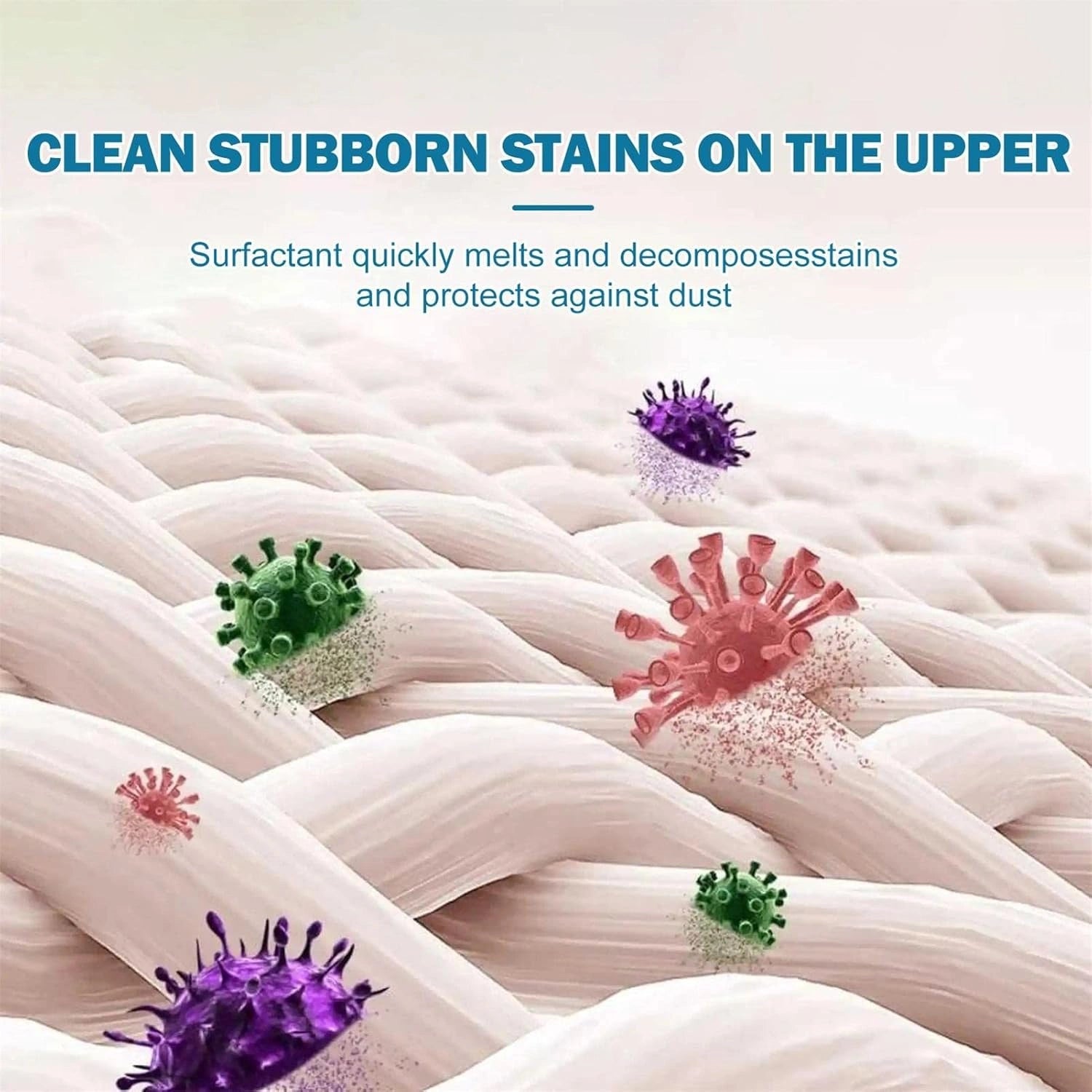 Multifunctional shoe whitener spray