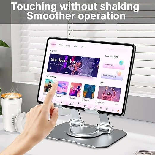 Rotating tablet stand – 360° base