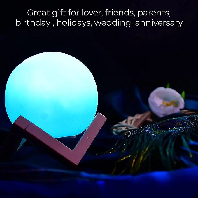 Blue moon night lamp