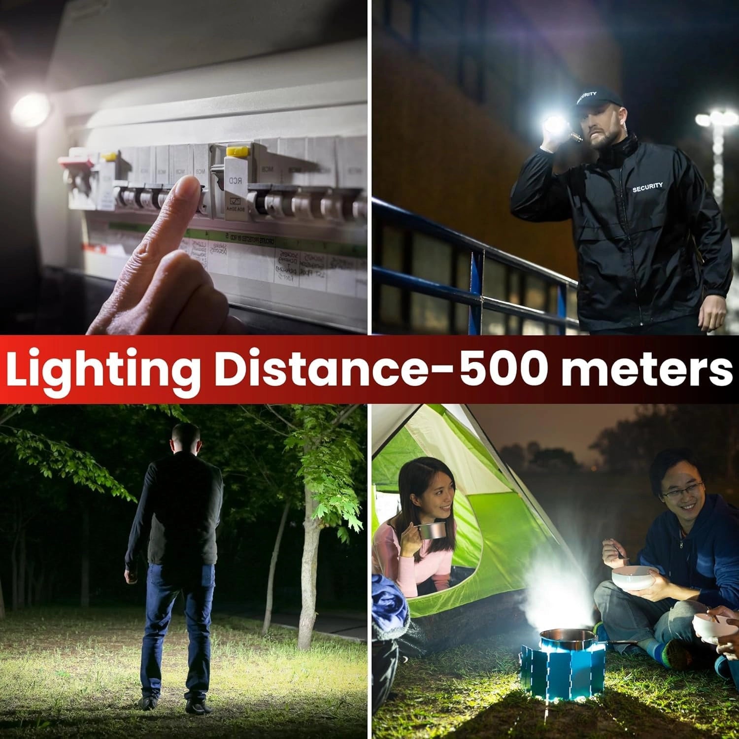 Portable rechargeable led torch