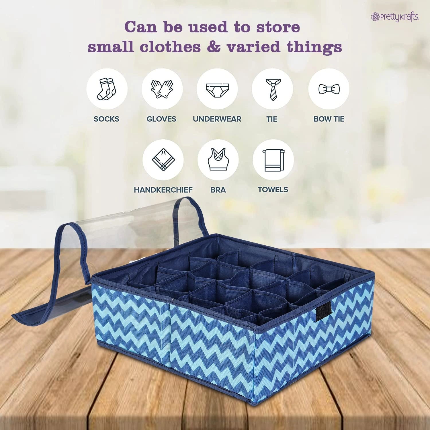 20-grid undergarment organizer box
