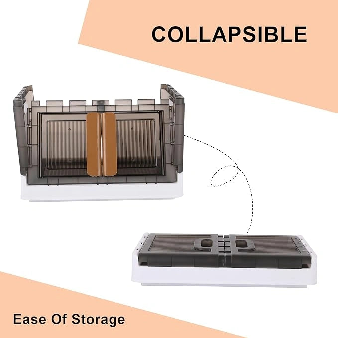 Foldable wheeled storage organizer