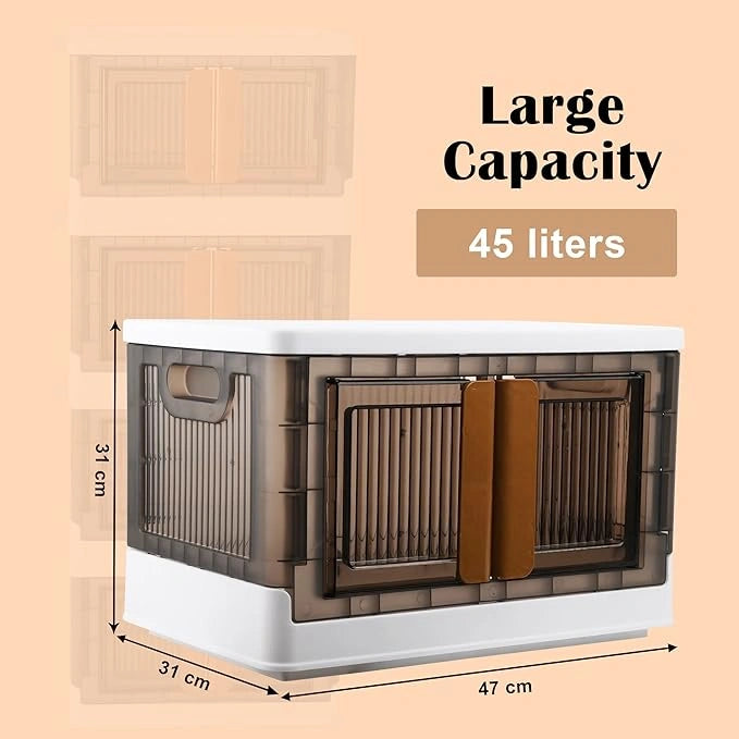 Foldable wheeled storage organizer