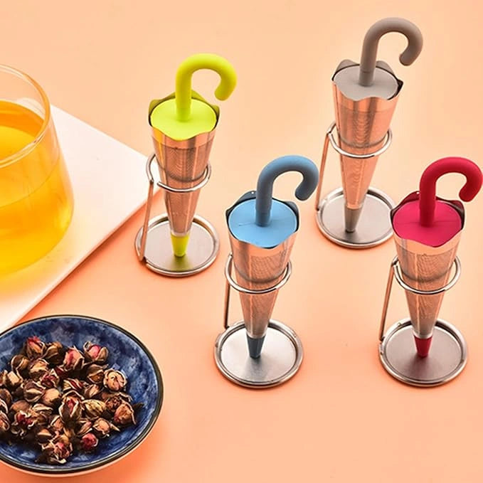 Umbrella silicone tea infuser