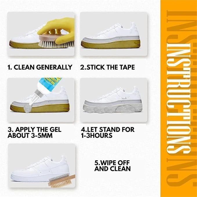 Shoe whitening gel (pack of 2)