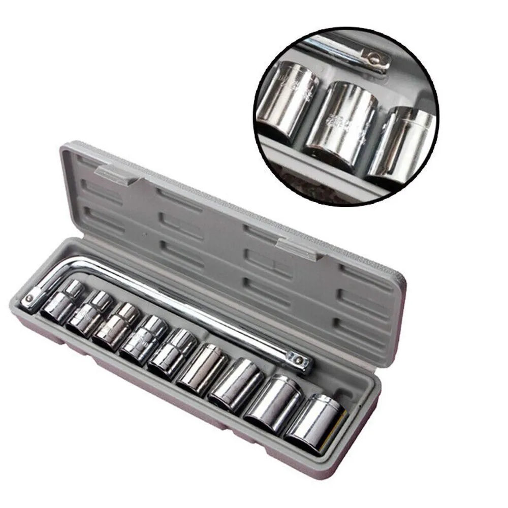 10-pc metric socket set