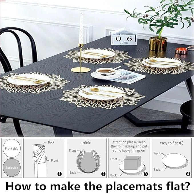 Pvc non-slip table mat – pack of 2
