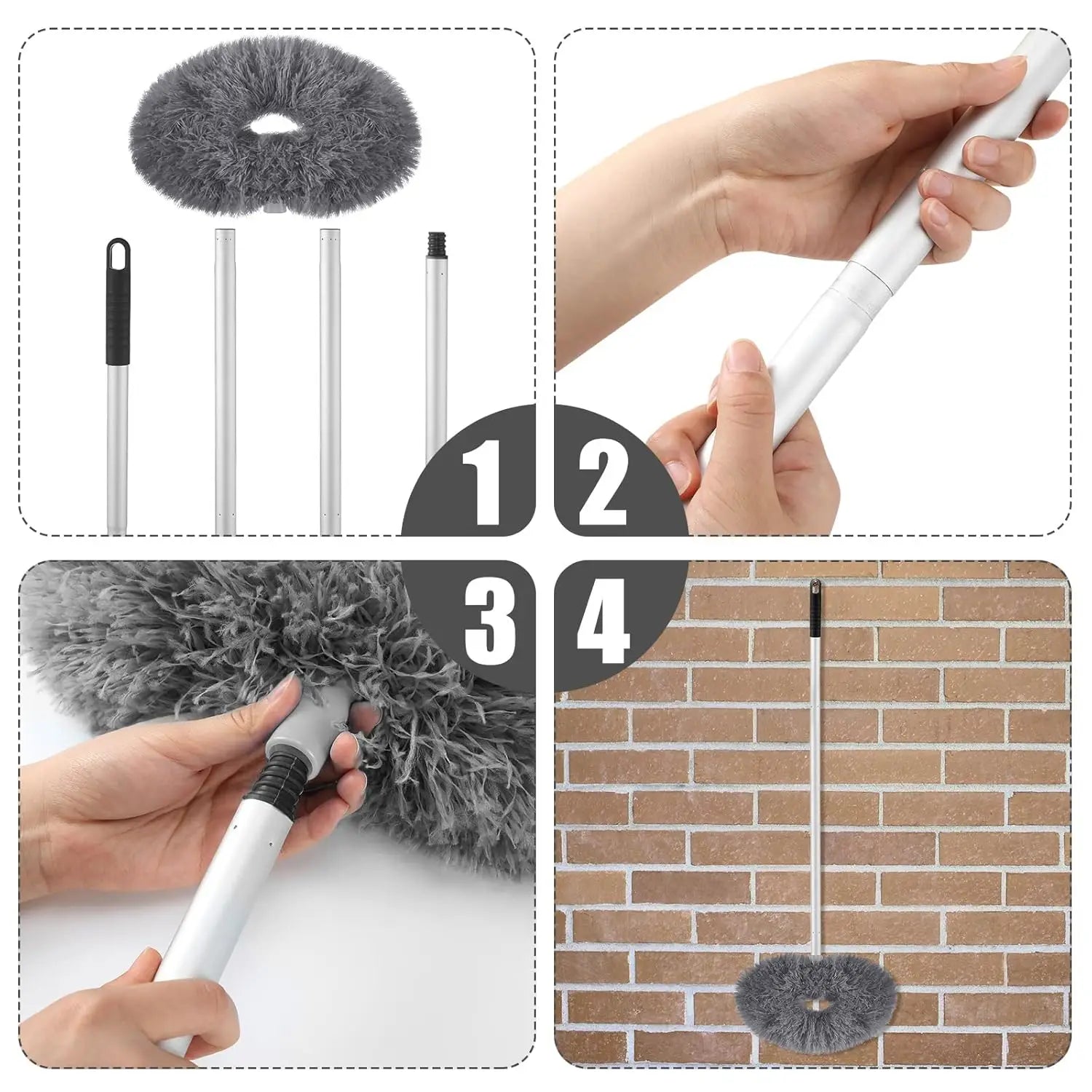 Washable ceiling fan cleaner