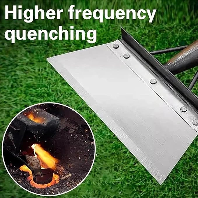 Multifunctional cleaning flat shovel