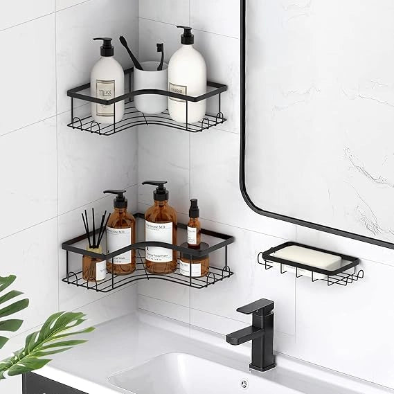 Rustproof corner shelf organizer