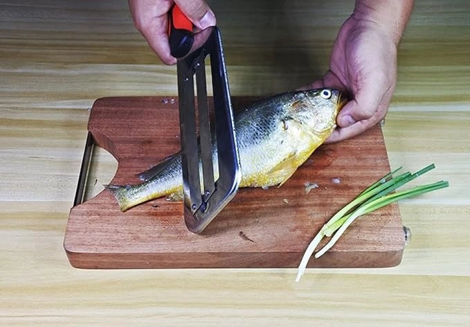 Double blade slicing knife