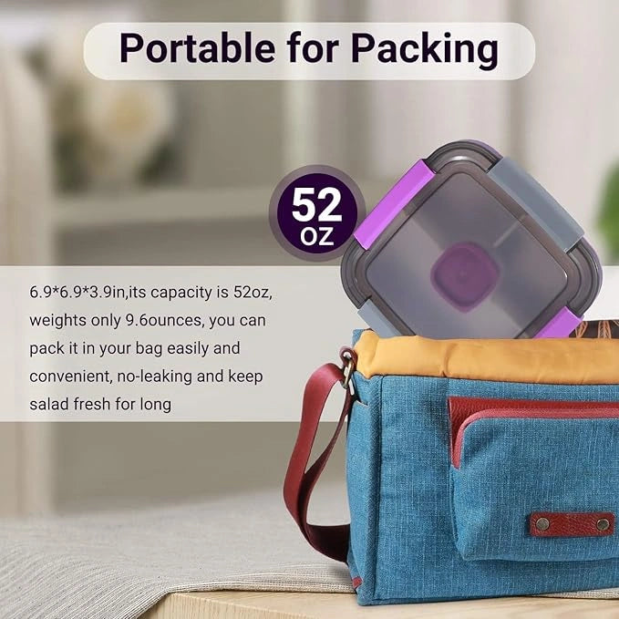4 compartment lunch box – pack of 1
