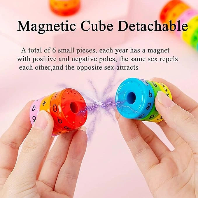 6-piece math magnetic toy set