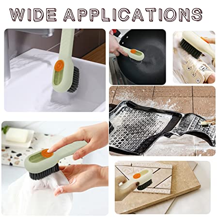 Multifunctional scrubbing brush