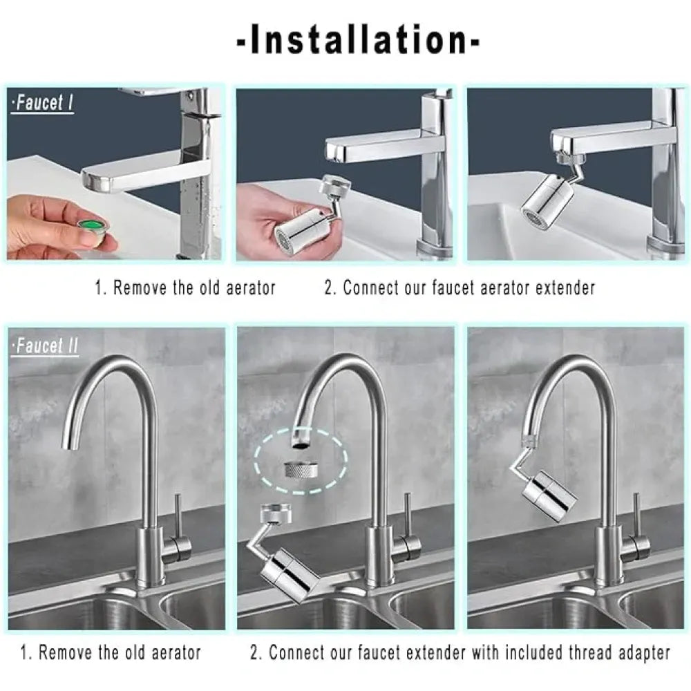 720° rotatable filter faucet – pack of 1