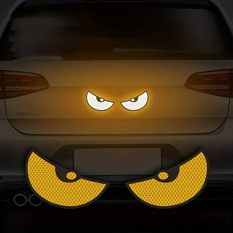 Glowing monster eye stickers