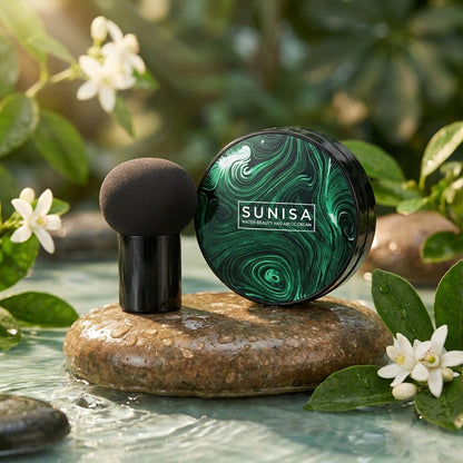 Sunisa 3 in 1 Air Cushion BB and CC Cream Foundation for Personal, Foundation (Ivory, 20 g)