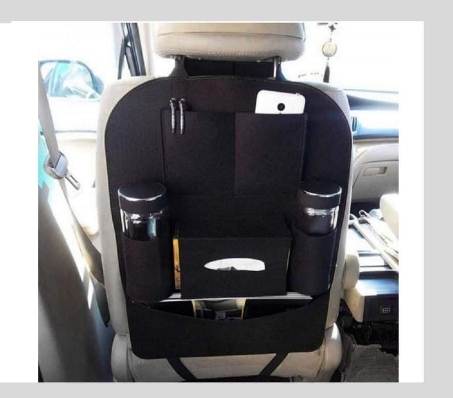 Compatible multi-pocket seat back storage bag organizer holders pack of 2