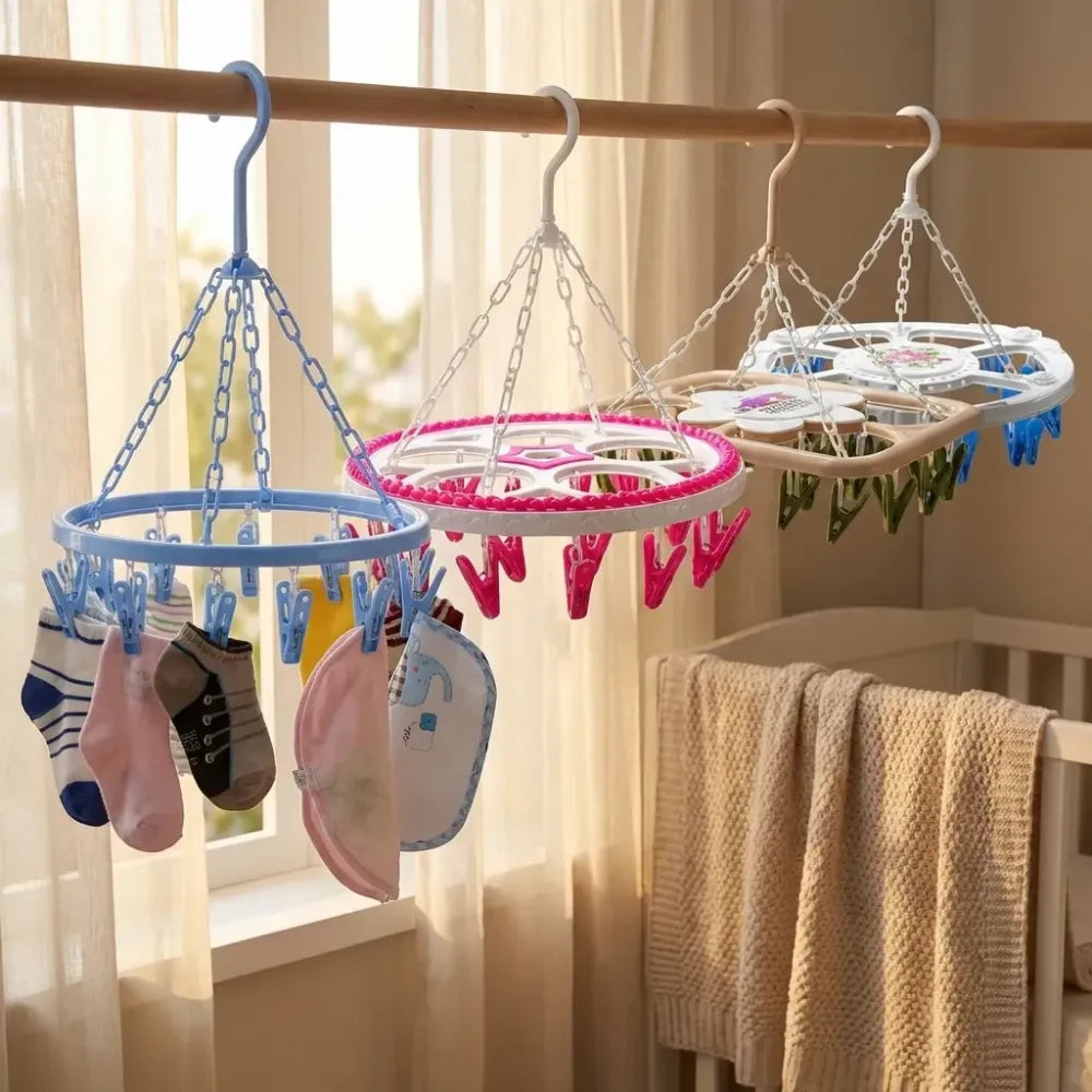 7282 clothes hanging clips for hanger drying cloth - home improvement