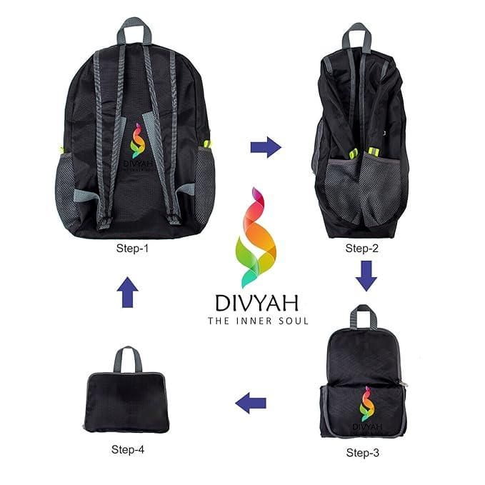 Foldable waterproof backpack as travel hiking daypack for men & women