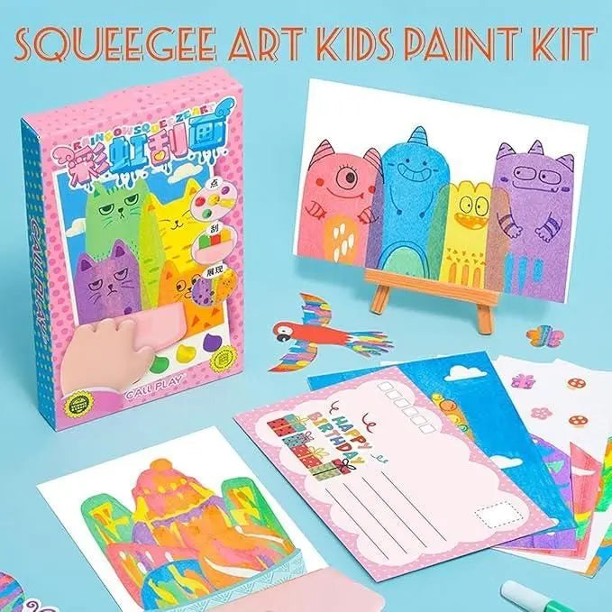 Rainbow dot painting art kits