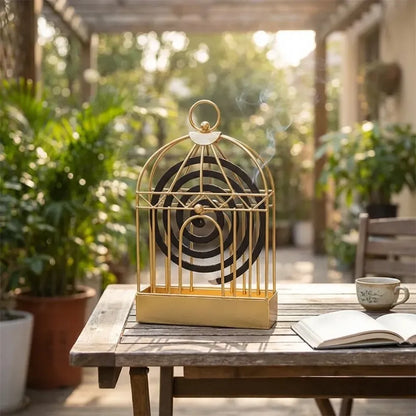 7395 mosquito coil holder vintage style durable household stand for office home - improvement