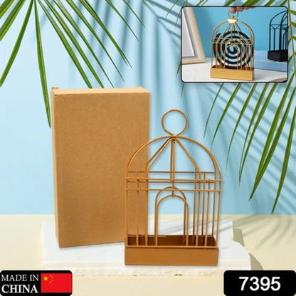 7395 mosquito coil holder vintage style durable household stand for office home - improvement