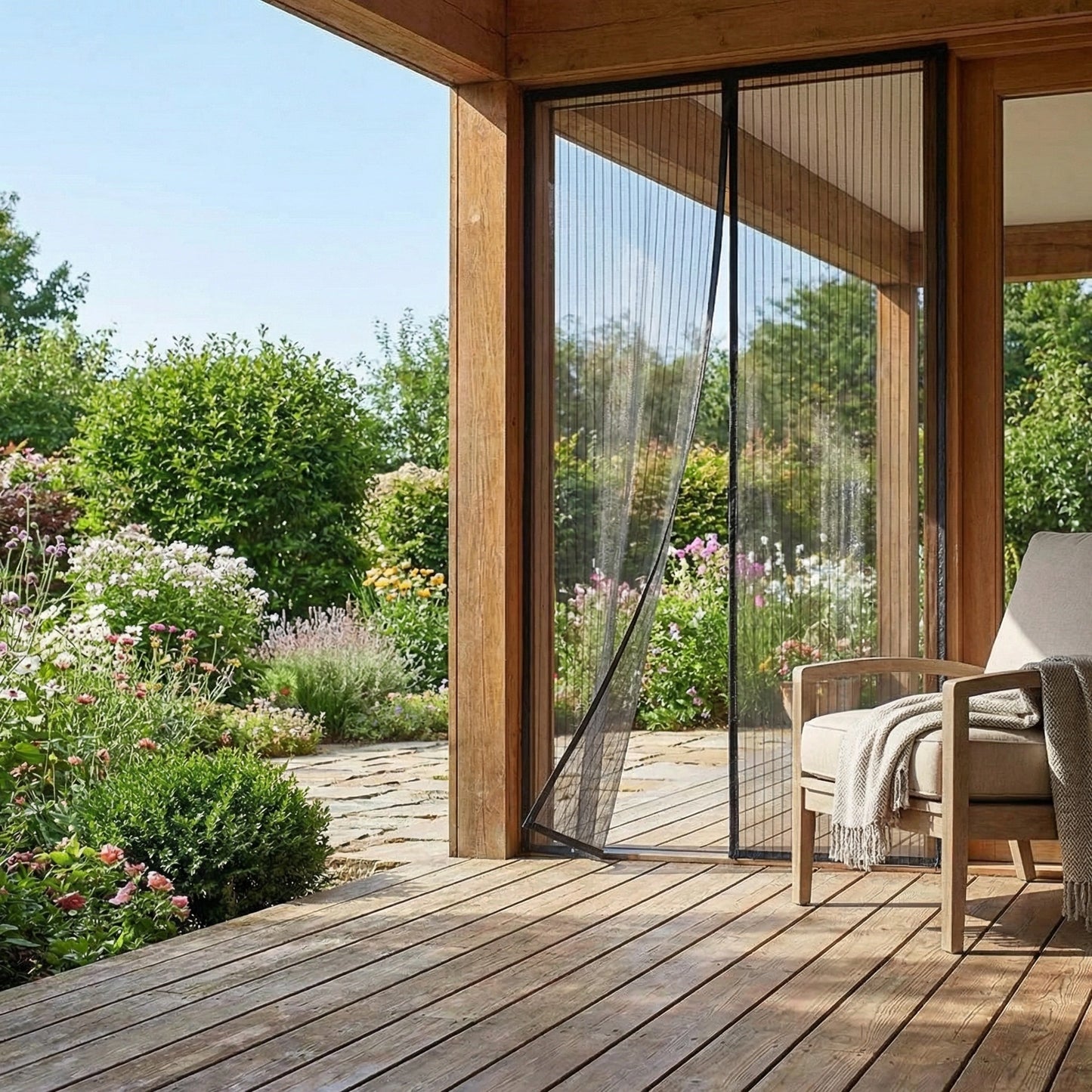 Door Curtain-Mesh (Pack of 2)