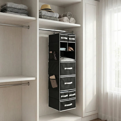 Hanging Closet Organizer with Drawers