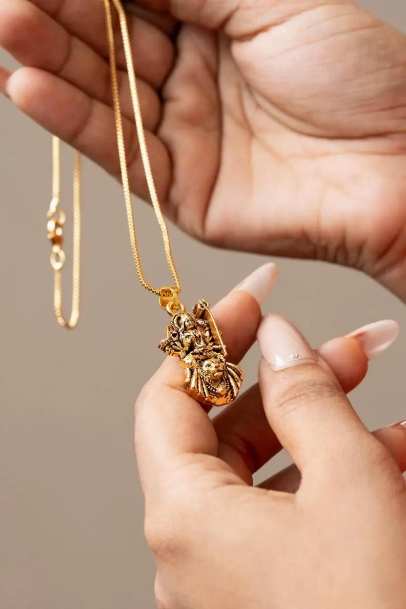 Ambe mataji pendant with chain