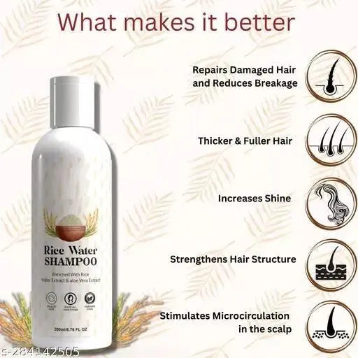Rice water hair shampoo – pack of 2
