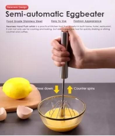 Manual kitchen hand whisk mixer