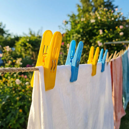 Double Pin Plastic Cloth Clips