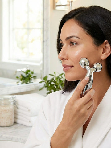 Solar-Powered Skin Tightening Massager