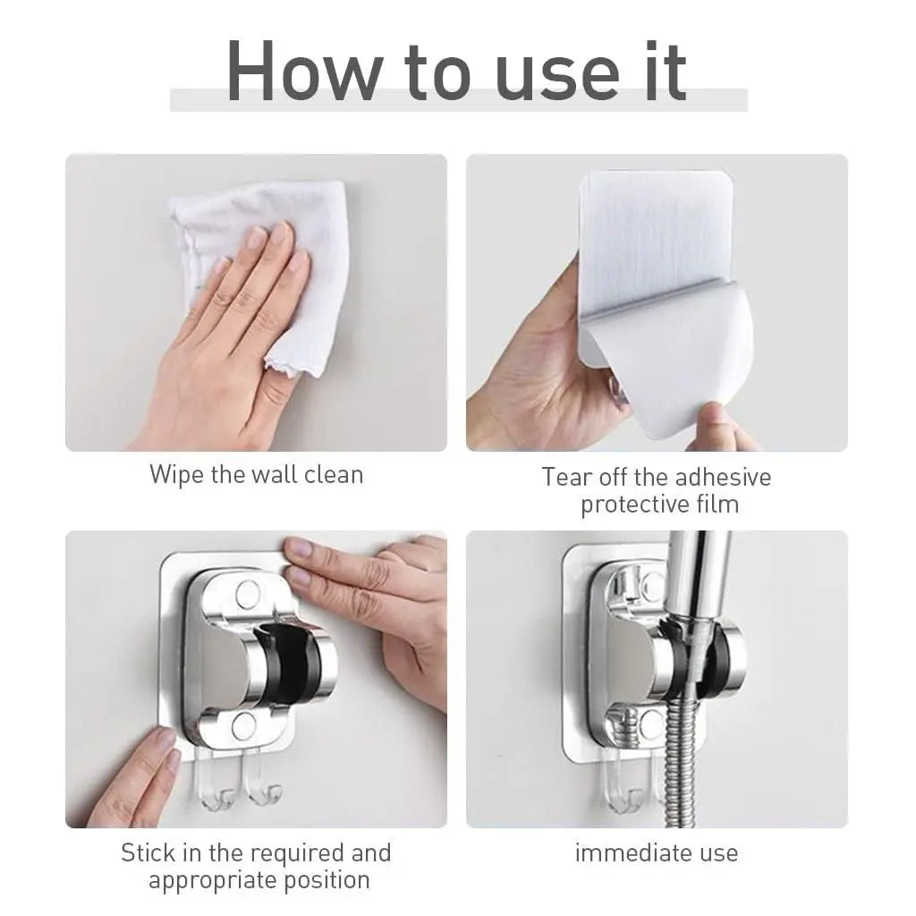 Adjustable shower wand holder – pack of 2