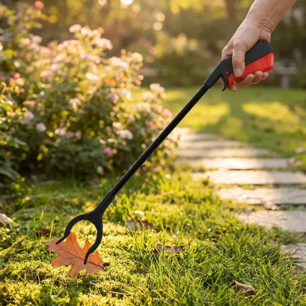 7514 extra long pickup aid trash picker upper rotating hand heavy duty grip arm - reaching assist for litter elderly
