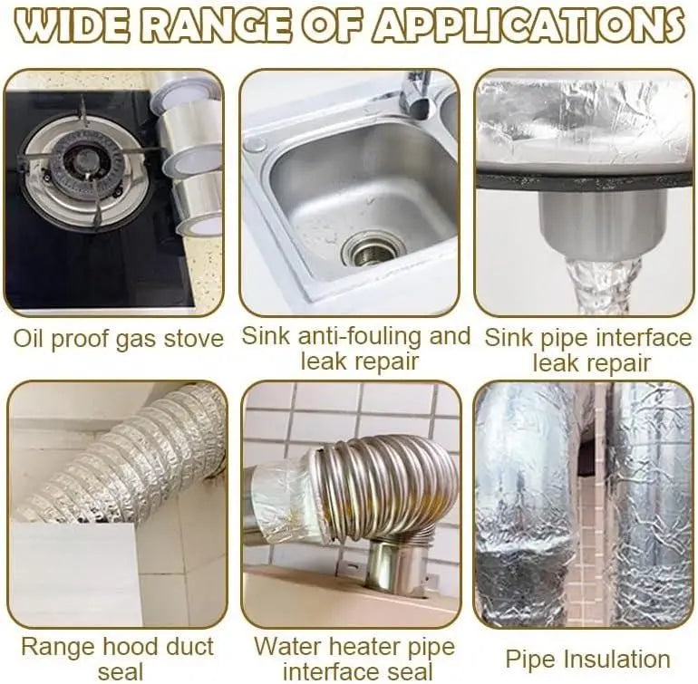 Heat-resistant aluminum foil tape