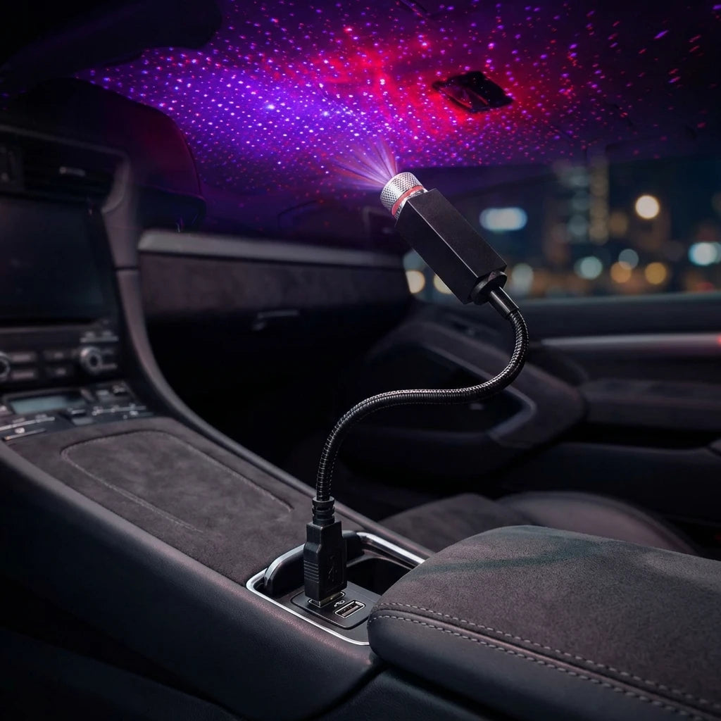 Star Lamp USB Car Fancy Light