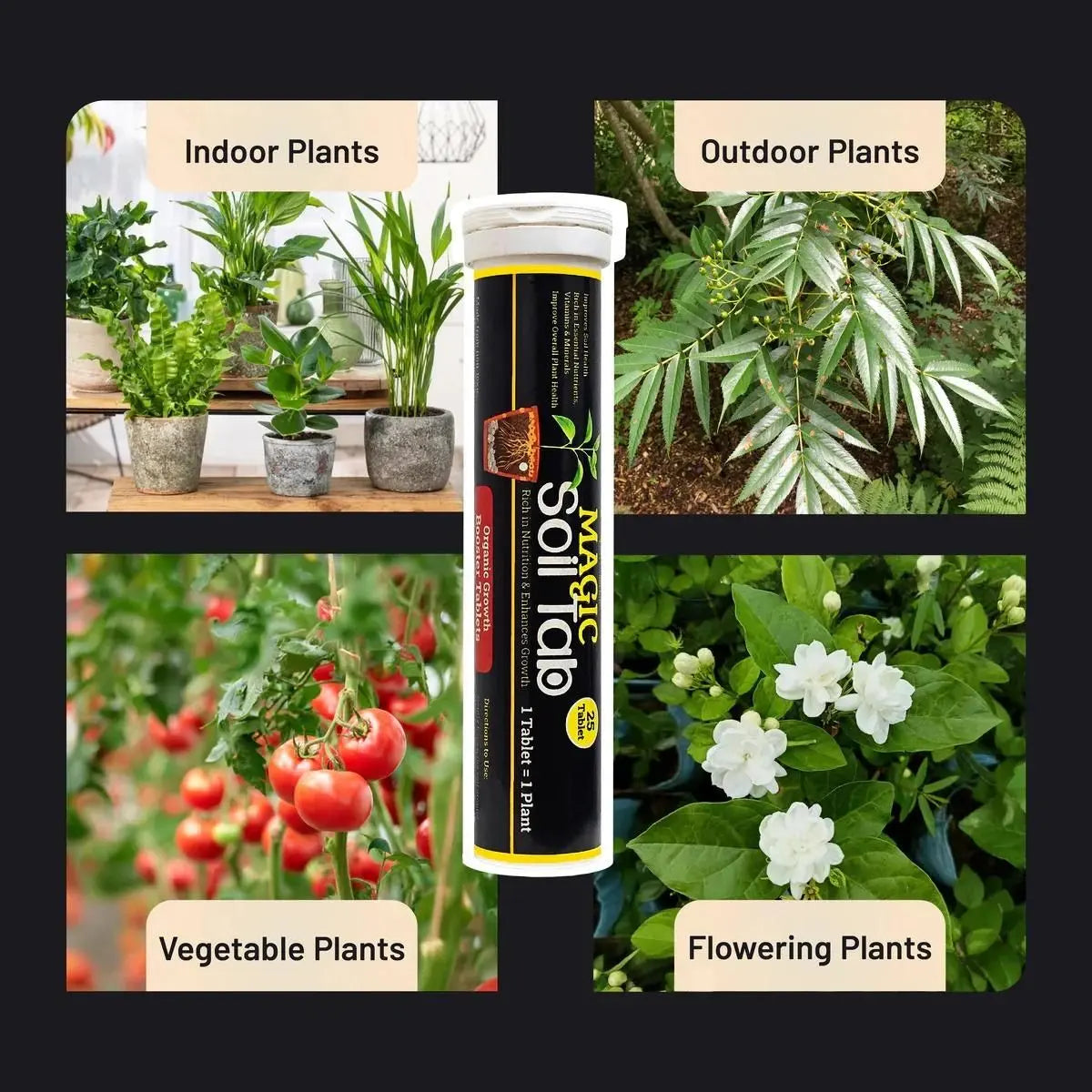 Magic soil grow tablets