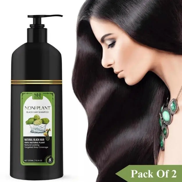Noniplant black hair shampoo – 300ml (pack of 2)