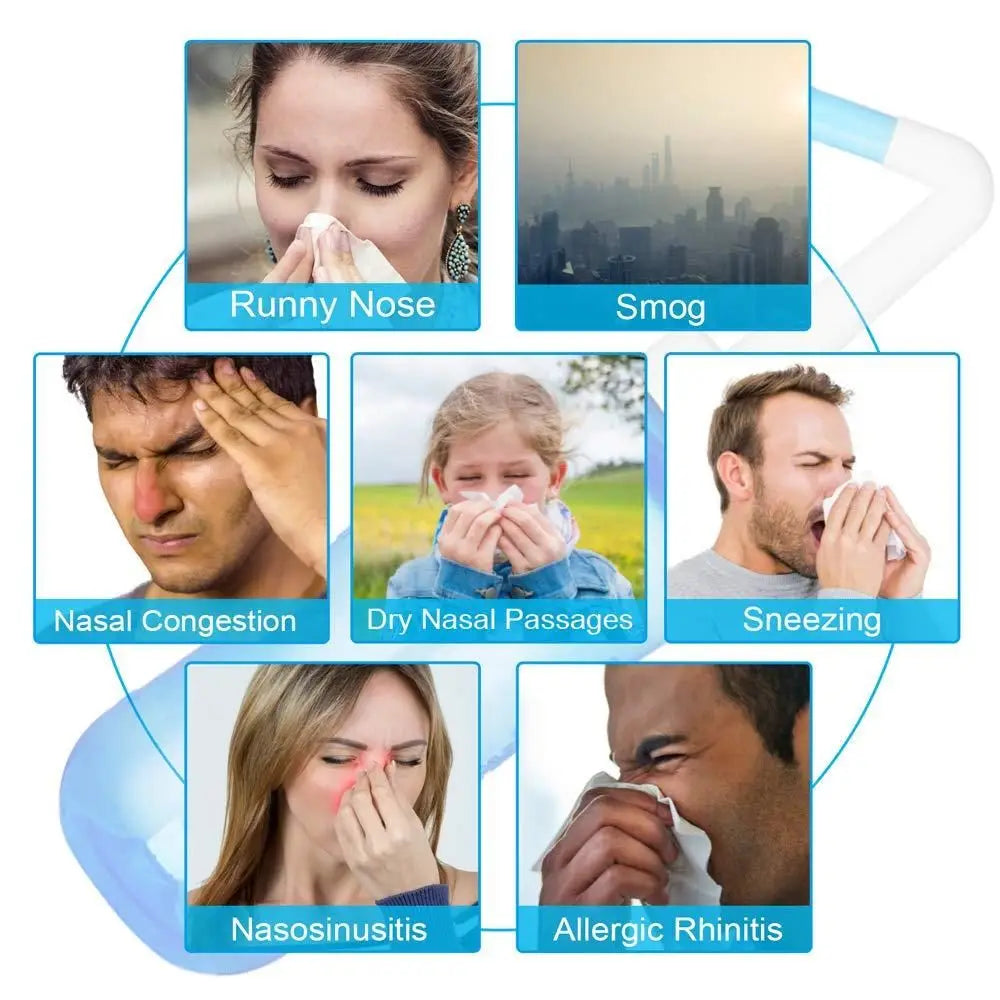 Neti pot for sinus cleaning | bpa-free nose wash cleaner adults & kids